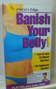 Women's Edge, Banish Your Belly! (VHS, 2000) Rodale - Picture 1 of 1