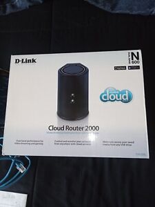 D-Link DIR-826L Cloud Gigabit Router N600 w/Pwr Sup & Ethernet Cable PRE OWNED