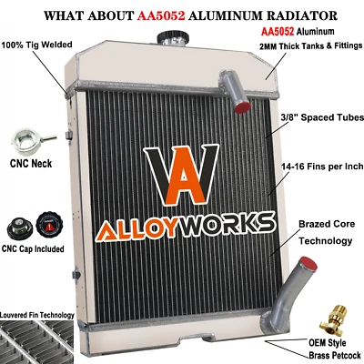 Ford New Holland Radiator For NAA Jubilee 500 501 600 700 800 900 C5NN8005 - Image 1 of 4