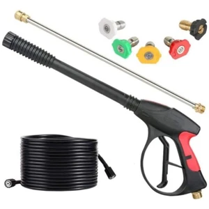 4000PSI High Pressure Car Power Washer Spray Gun Wand Lance Nozzle Tips Hose Kit - Picture 1 of 9