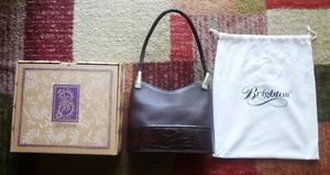 Brighton GINA Brown Pebbled Leather Hobo Handbag - $225 MSRP - NEW - Picture 1 of 10