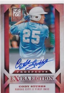 2013 Panini Elite Extra Edition Prospects Autograph #196 Cody Stubbs 262/322 - Picture 1 of 1