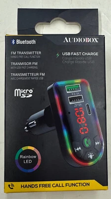 Audiobox FM Transmitter USB Fast Charge (TR-20) - Image 1 of 4