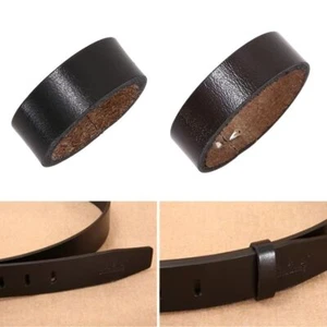 Genuine Leather Belt Keeper Universal Waist Belt Link Loop Buckle Teenager - Picture 1 of 12