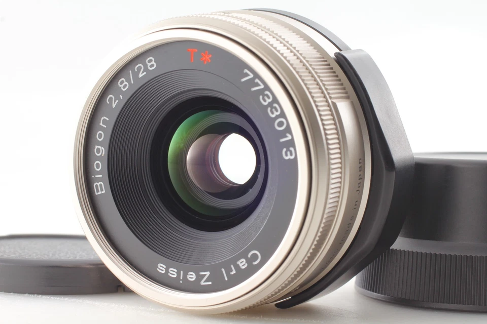 [ Near MINT ] CONTAX Carl Zeiss Biogon T* 28mm f2.8 Lens for G1 G2 From JAPAN - Image 1 of 4