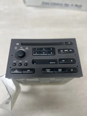 Genuine OEM Saab Black AM FM Radio Cassette CD Player Unit Fits 2003 Saab 9-5 - Image 1 of 4
