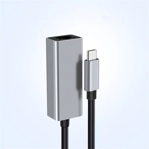 Alloy Type-C Female USB-C To RJ45 Port Gigabit Adapter Ethernet LAN Converter - Picture 1 of 5