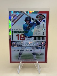 2024 Panini Prospect Zach DeLoach #171, Red Cracked Ice, Chicago White Sox - Bild 1 von 2