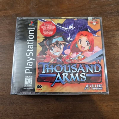 Thousand Arms (Sony PlayStation 1, 1999) * RARE SEALED  PS1 Thousand Arms Sealed - Image 1 of 4