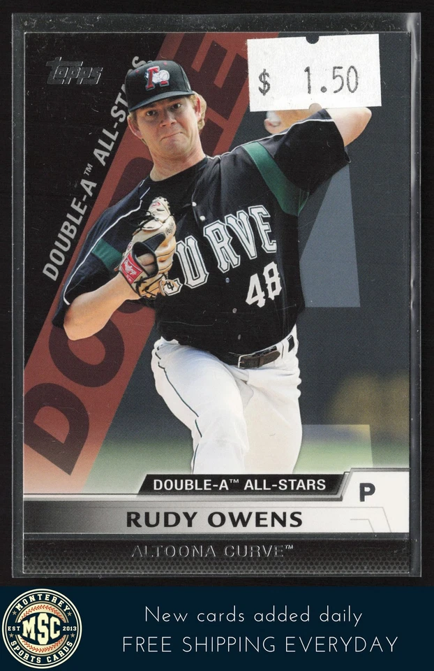 Rudy Owens 2011 Topps Pro Debut Double-A All Stars #DA38 Altoona Curve - Image 1 of 2