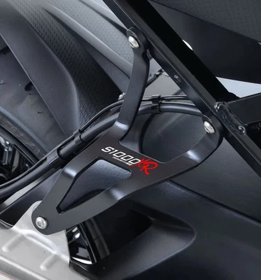 R&G COLGADOR DE ESCAPE COMPATIBLE PARA BMW S 1000 XR 2015 > 2019 KIT NEGRO EH0064BK Foto 1 de 3