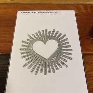 Troqueles de fondo de corazón Raidant estampillas de abeja de miel - Imagen 1 de 7