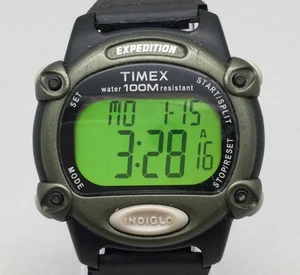 Timex Expedition Digital Watch Mens 39mm Indiglo Outdoor New Battery a - Picture 1 of 16