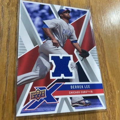 比赛使用球衣 Dereck Lee 2008 Upper Deck X #UDXM-DL 状况完好 小熊队!! — 第 1/4 张图片