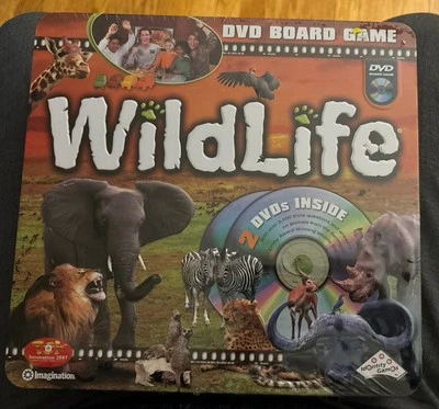 DVD Board Game WILDLIFE Imagination In Tin Sealed New In Original Plastic Wrap - Image 1 of 4