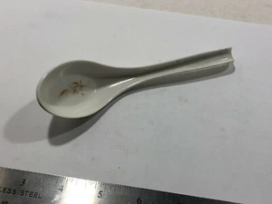 12x Melamine Plastic Chinese Rice/ Pho/ Soup Spoons with hooked long handle - Picture 1 of 3