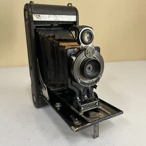 Eastman Kodak No. 2C Autographic Jr. Folding Camera shutter TEATED! - Picture 1 of 15