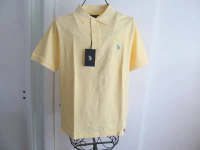 Polo de pony amarillo de algodón para hombre talla S $34 nuevo con etiquetas Foto 1 de 4