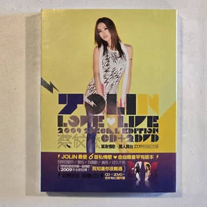 Jolin Tsai - Love + Live 2009 CD + 2 DVD 3-DISC SET w SLIPCOVER + INSERT TAIWAN - Picture 1 of 4