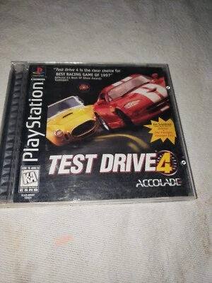 Test Drive 4 (Sony PlayStation 1, 1997) PS1  With Manual Tested - Image 1 of 2