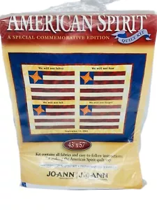 Nuevo Kit Superior Edredón Conmemorativo American Spirit Edición Limitada Sellado 43 x 57" - Imagen 1 de 10