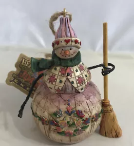 Jim Shore Ornament - Frühjahrsputz Schneemann - keine Box - Bild 1 von 6