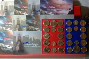 6 Set LOT 2007 P & D Uncirculated US Mint Sets - Mint Packaging - Picture 1 of 1