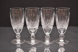 Set of 4Waterford Crystal Kilcash Champagne Flutes Glasses Stemware 6" - Picture 1 of 7