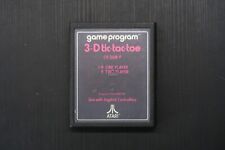 3-D Tic-tac-toe Atari 2600 Activision Video Computer System Loose