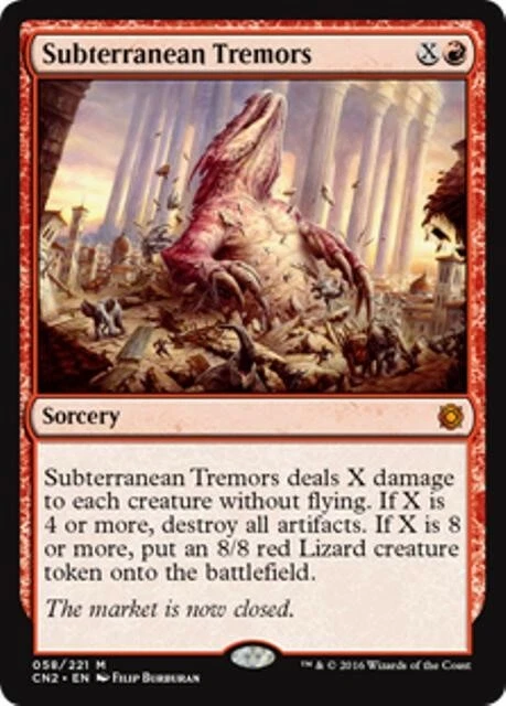 MTG - SUBTERRANEAN TREMORS - Conspiracy: Take the Crown (M) - Image 1 of 1