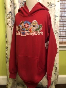 Disney Parks Jugend Medium roter Hoodie Toy Story Figuren Woody Jessie Buzz - Bild 1 von 9