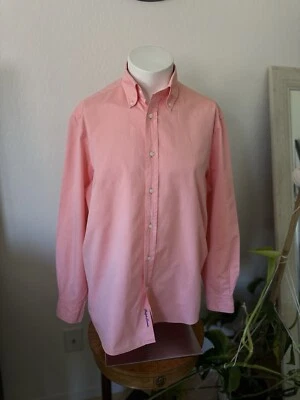 Ralph Lauren Purple Label Shirt 16 Solid Pink Dress Shirt Long Sleeve Italy - Image 1 of 4