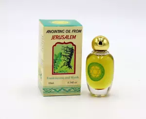 Frankincense And Myrrh Anointing Oil 0.34oz / 10 ML From Holy Land Jerusalem - Picture 1 of 2