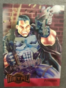 1995 MARVEL METAL BLASTER PUNISHER LTD EDITION INSERT 9 OF 18 NRMT - MINT RANGE - Bild 1 von 2