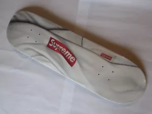 Supreme New York Box Logotipo Camiseta Patineta Mazo Blanco ¡NUEVO! "F/W 2022 32""x8,5" - Imagen 1 de 2