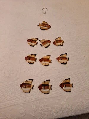 Hermosas campanas de viento de vidrio para peces tropicales Foto 1 de 4