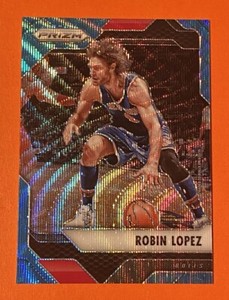 2016-17 ROBIN LOPEZ 9/25 PANINI PRIZM AQUA TEAL LIGHT BLUE WAVE PRIZM #26 RARE