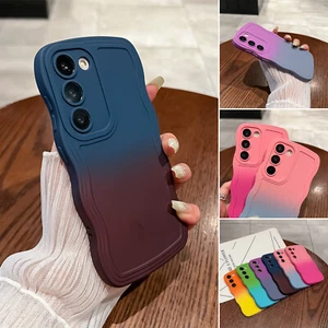 For Samsung Galaxy A55 A35 A34 A25 A16 A15 Wavy Silicone Soft Case Gradient Case - Zdjęcie 1 z 16