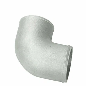 Intercooler de tubo de 90 grados codo de aluminio fundido de 2,25" curva apretada toma turbo - Imagen 1 de 7