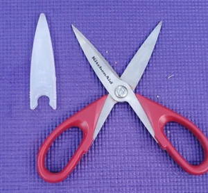 KitchenAid UTILITY SHEARS Premium STAINLESS All Purposes Sure-Grip Scissor READ - Picture 1 of 3