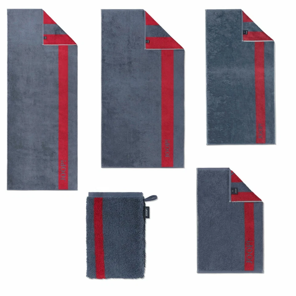 JOOP! Towels Infinity Double Face Denim 1678 12 Shower Towel Hand Towel Stripe - Image 1 of 1