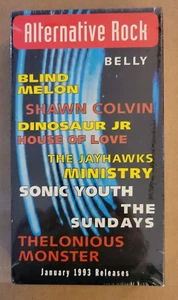Alternative Rock - January 1993 (Belly, Blond Mellon, Shawn Colvin) sealed VHS - Picture 1 of 4