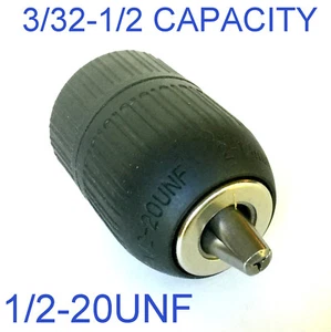 1 pc keyless 3/32-1/2" Cap 1/2"-20UNF Mount Drill Chuck sct-888 - Picture 1 of 12
