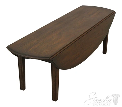 59475EC: KITTINGER T-342 Chippendale Mahogany Drop Leaf Coffee Table Cover