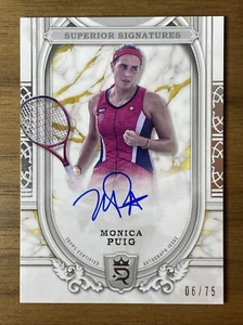 2024 Topps Royalty Tennis - Monica Puig - Superior Signatures - #06/75 - Bild 1 von 10