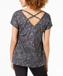 Ideology Womens Printed Strappy Back T-Shirt Size L - Picture 1 of 4