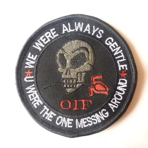 morale YOU MESSING AROUND military milspec embroidered tactical hook patch - Picture 1 of 3