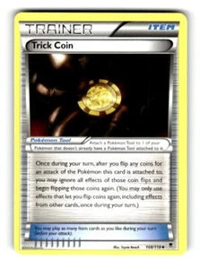 Pokemon XY Phantom Forces Trick Coin 108/119 LP - Picture 1 of 4