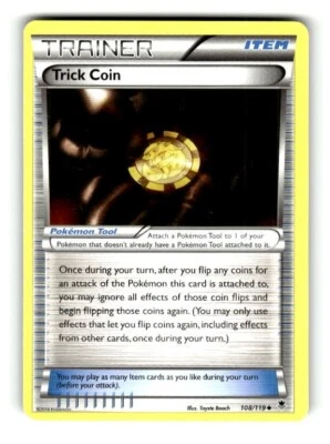 Pokemon XY Phantom Forces Trick Coin 108/119 LP - Image 1 of 4