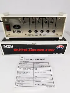 Vintage Altai 6TVB — Antenna 6-Way Splitter Amplifier 40 - 860 MHz - Picture 1 of 17